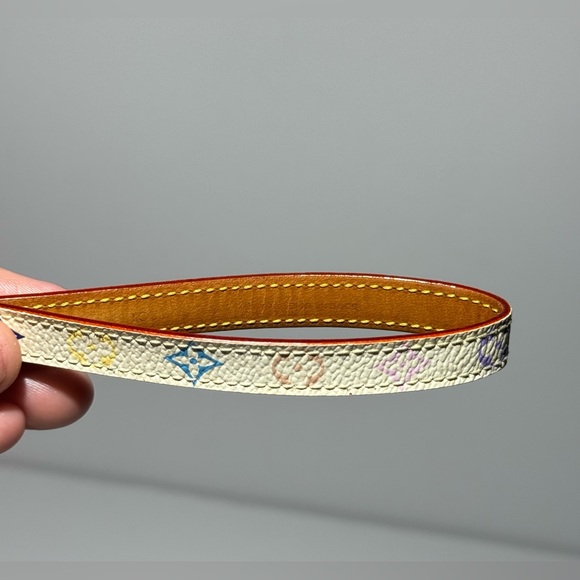 Louis Vuitton Dragonne Telephone Monogram Murakami Multicolor CT0076 White Charm - Picture 3 of 4